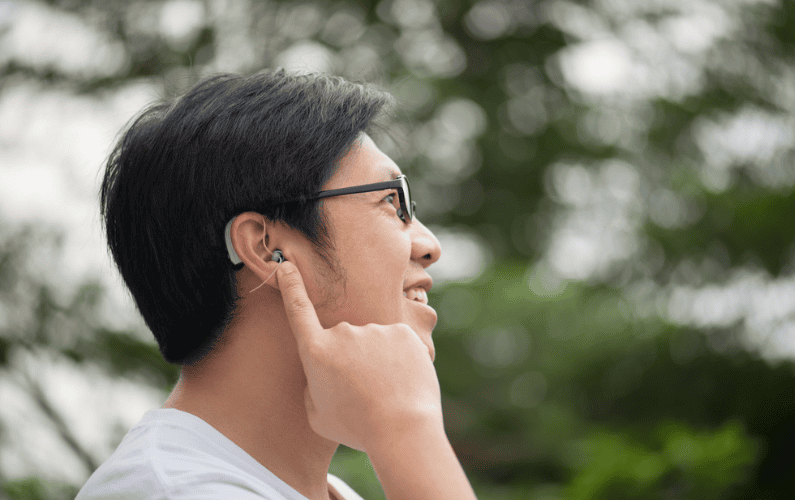 glasses and hearing aids